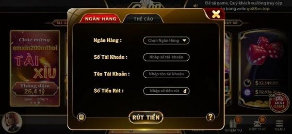 Tin đồn về việc Go88 rút tiền lâu và Go88 rút tiền bị từ chối là hoàn toàn sai sự thật