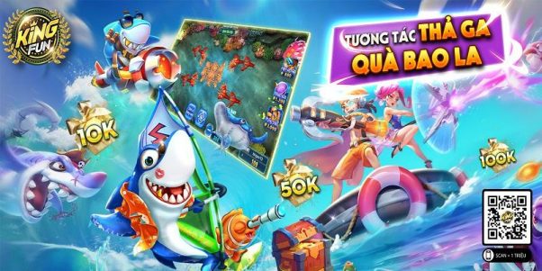 Bắn cá online ở cổng game Kingfun có gì đặc biệt